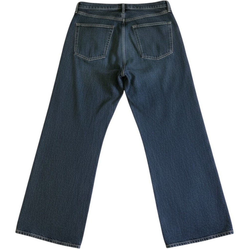 AGOLDE Ren High Rise Wide Leg Jeans Echo Stretch Size 31 EUC 90s Chic MSRP $238 - Picture 3 of 15